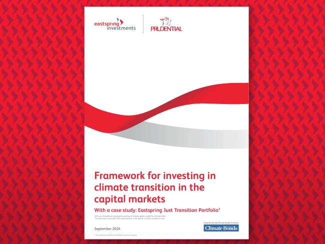 Framework for Investing in Climate Transition in the Capital Markets With a Case study: Eastspring Just Transition Portfolio